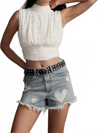 Blank NYC Reeve High Rise Short In From The Heart