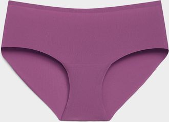 Miiyu Womens Mini-rib laser-cut classic brief Recycled nylon