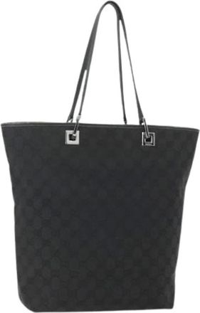 Gucci Pre-owned Tote Bags, female, Black, Size: ONE SIZE Pre-owned Vintage Tote Bag