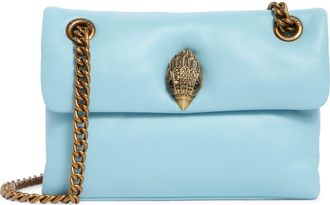 Kurt Geiger Mini Kew Leather Shoulder Bag in Mid Blue at Nordstrom Rack