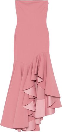 Solace London Ruffled Asymmetric Dress