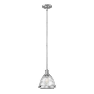 Netlighting Hinkley Elroy 1 Light Pendant Brushed Nickel in Grey