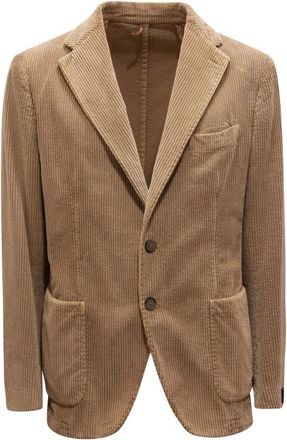 Santaniello Heren, Jassen, Beige, Maat: 2XL Katoen