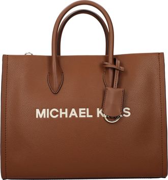 Michael Kors Bruine Leren Handtas