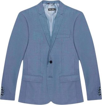 Antony Morato Blauw Pak Americana Stijl - Heren - Blazers - Blauw - L - Polyester - Jassen