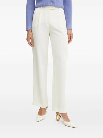Luisa Spagnoli pleated-front trousers - White