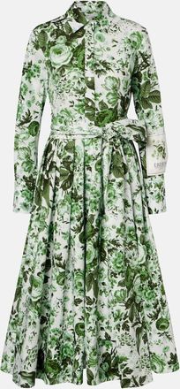 Erdem Floral cotton shirt dress