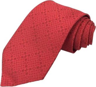 Louis Vuitton Pre-owned Accessories, male, Red, Size: ONE SIZE Pre-owned Cravat