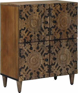 vidaXL Aparador Marr&oacute;n 60 X 33 X 75 Cm Madera De Mango Maciza Vidaxl