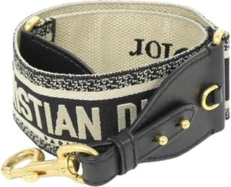 Dior Pre-owned Accessories, female, Black, Size: ONE SIZE Pre-owned Diorcamp Canvas Strap