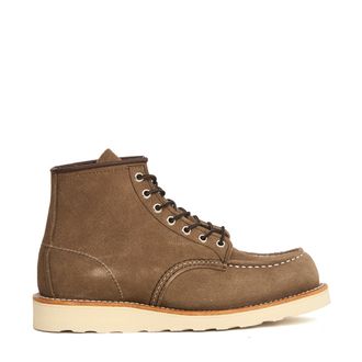 Red Wing Shoes Moc Classico Goodyear Suede Boots