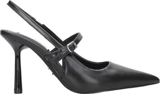 Steve Madden Zwarte Leren Pumps met Puntneus - Dames - Pumps - Zwart - 41 EU - Leer - Schoenen