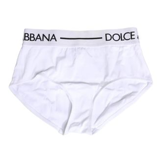 Dolce & Gabbana Brief Panty - Dames - Onderbroek - Wit - S - Nylon - Ondergoed