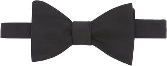 Oliver Brown Silk Barathea Bow Tie Ready Tied - Black