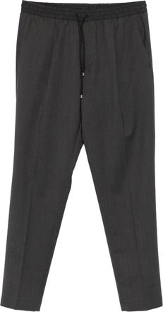 BRIGLIA 1949 Broek met trekkoordtaille - Grijs