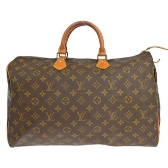Louis Vuitton Speedy Monogram Canvas Brown Canvas Handbag (Pre-Owned)