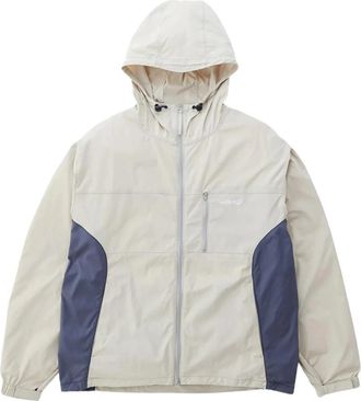Gramicci Softshell Nylon Hooded Jacket - Heren - Zomerjassen - Grijs - S - Nylon - Jassen