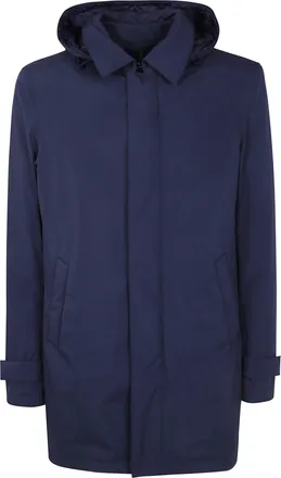 Herno Jacket Medium Sport Pi001242u.12840 9201 Blue Navy