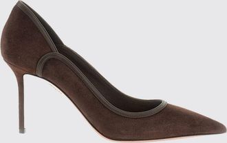 Aquazzura D&eacute;collet&eacute; Plush in pelle scamosciata con tacco alto a spillo