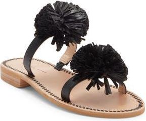 Jack Rogers Daffodil Sandal in Black at Nordstrom Rack, Size 6.5