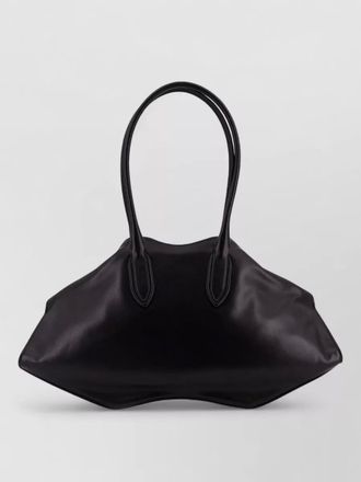Alexander McQueen manta leather shoulder bag double handles