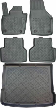 OEM Juego De Alfombrillas Para Coche Y Maletero Para Audi Q3 I Suv (08.2011-06.2018)