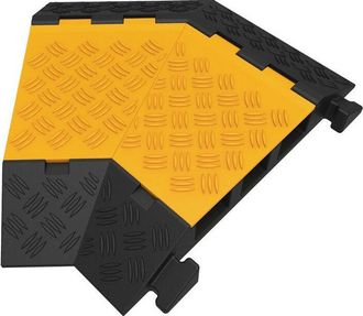 OEM Puente De Mangueras Y Cables H70mm Goma Negra / Amarilla Izquierda