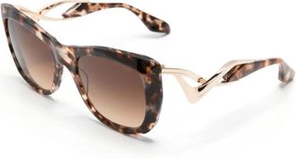 Dita Eyewear Dts 438 A03 Zonnebrillen - Dames - Zonnebrillen - Bruin - 55 MM - Accessoires