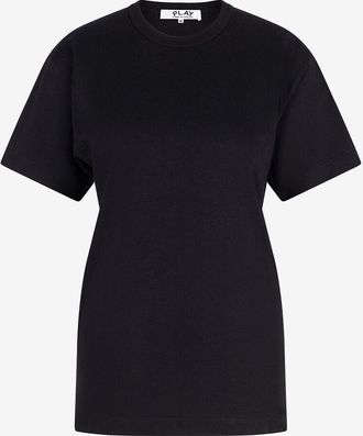 Comme Des Gar&ccedil;ons Kurz&auml;rmeliges T-Shirt aus Baumwolle Red Heart