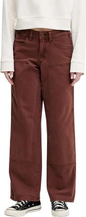 Dickies Wijde Broek - Dames - Wijde Broeken - Bruin - W29 - Denim - Broeken