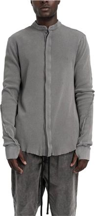 Thom Krom Overhemden, Heren, Grijs, S, Katoen, M TS 894 Shirt