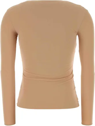 Jil Sander Stretch Nylon Top - Beige