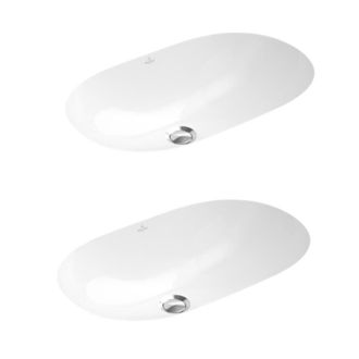 Villeroy & Boch Villeroy&boch - Conjunto De Dos Lavabos Encastrables Villeroy Et Boch O.novo Blanco