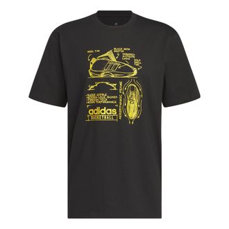 adidas FTW Link 3 T-Shirt Black Yellow IA3265