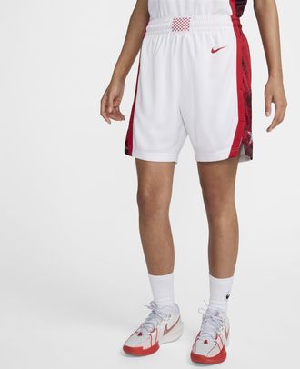 Nike USA Limited Home Nike Womens Basketball Shorts in White | FQ0335-100