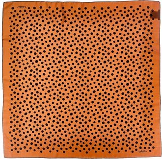 Valentino Dalmatian Polka Silk Scarf