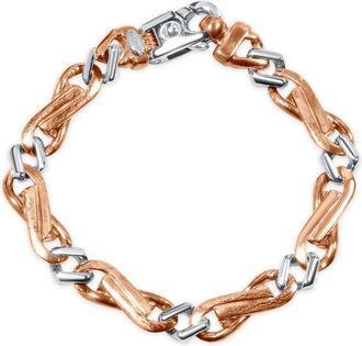 Pompeii3 Mens Link 14k Gold (39gram) or Platinum (64gram) 9.5mm Bracelet 8.25