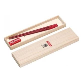 SUPREME Chopstick Set Beige Black Red SUP-FW23-125