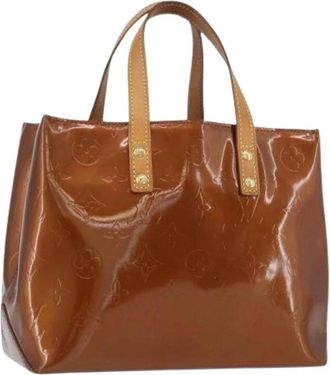 Louis Vuitton Pre-owned Handbags, female, Brown, Size: ONE SIZE Pre-owned Patent Leather Hand Bag