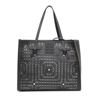 Gianni Chiarini Marcella Borsa Pelle - female - Gianni Chiarini - Shopping Bags - Black - ONE SIZE - Bags