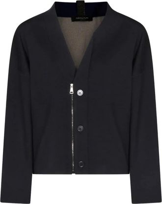 Fabiana Filippi Tricot Cardigan - Dames - Vesten - Zwart - M - Katoen - Truien & Vesten