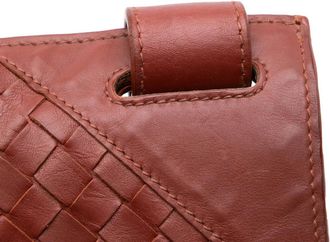 Bottega Veneta Hobo Bags - 2012-2024 Nappa Intrecciato Flap Crossbody - Gr. unisize - in Rot - für Damen