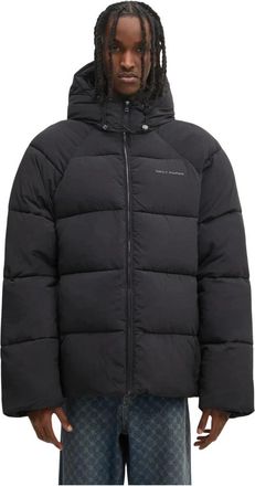 Daily Paper Clothing Winterjassen - Heren - Winterjassen - Zwart - M - Leer - Jassen