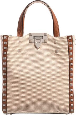 Valentino Garavani Hobo Bags - Small Tote Bag Canvas - beige - Hobo Bags for ladies