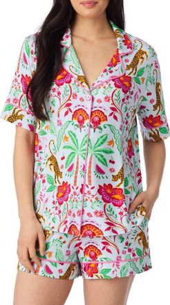 Room Service PJs Print Short Pajamas in Blue Print at Nordstrom, Size X-Small