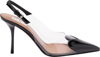 Alaia Black Transparent Pumps