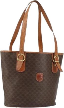 Celine Pre-owned Plastic Tote Bag - Dames - Vintage Shopper - Bruin - ONE Size - Vintage