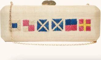 Poolside Womens Summer Clutch In Beige