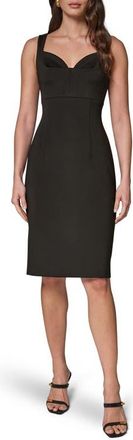 DKNY Sweetheart Neck Sheath Dress in Black at Nordstrom, Size 12