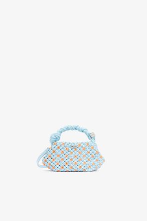 Ganni Summer Song Mini Bou Bag in Braided Blue